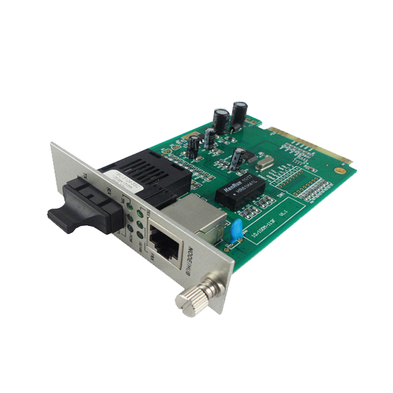 10/100M single mode dual fiber Card Type  Media Converter