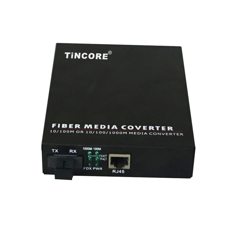 10/100/1000M single mode single fiber Internal power supply Media Converter