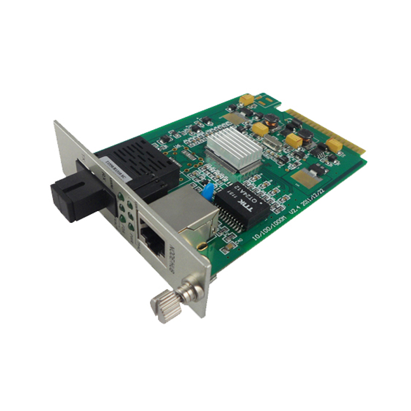 10/100/1000M single mode single fiber Card Type  Media Converter