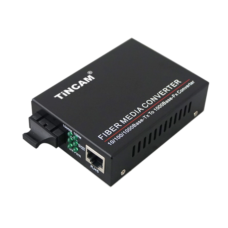 10/100/1000M single mode dual fiber External power supply Fiber Media Converter