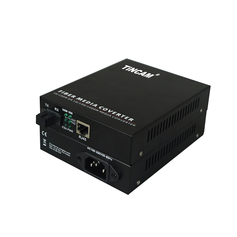 10/100/1000M single mode single fiber Internal power supply Fiber Media Converter