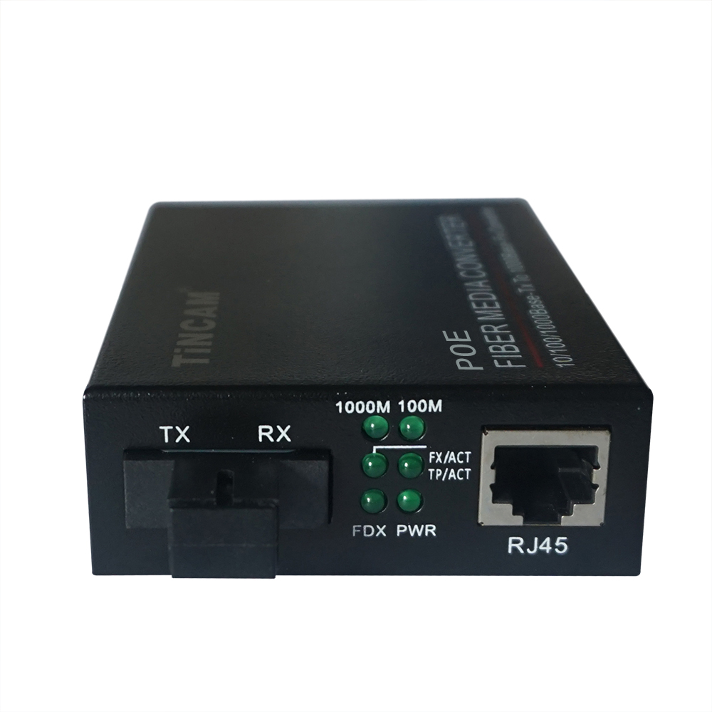 1000M  POE media converter