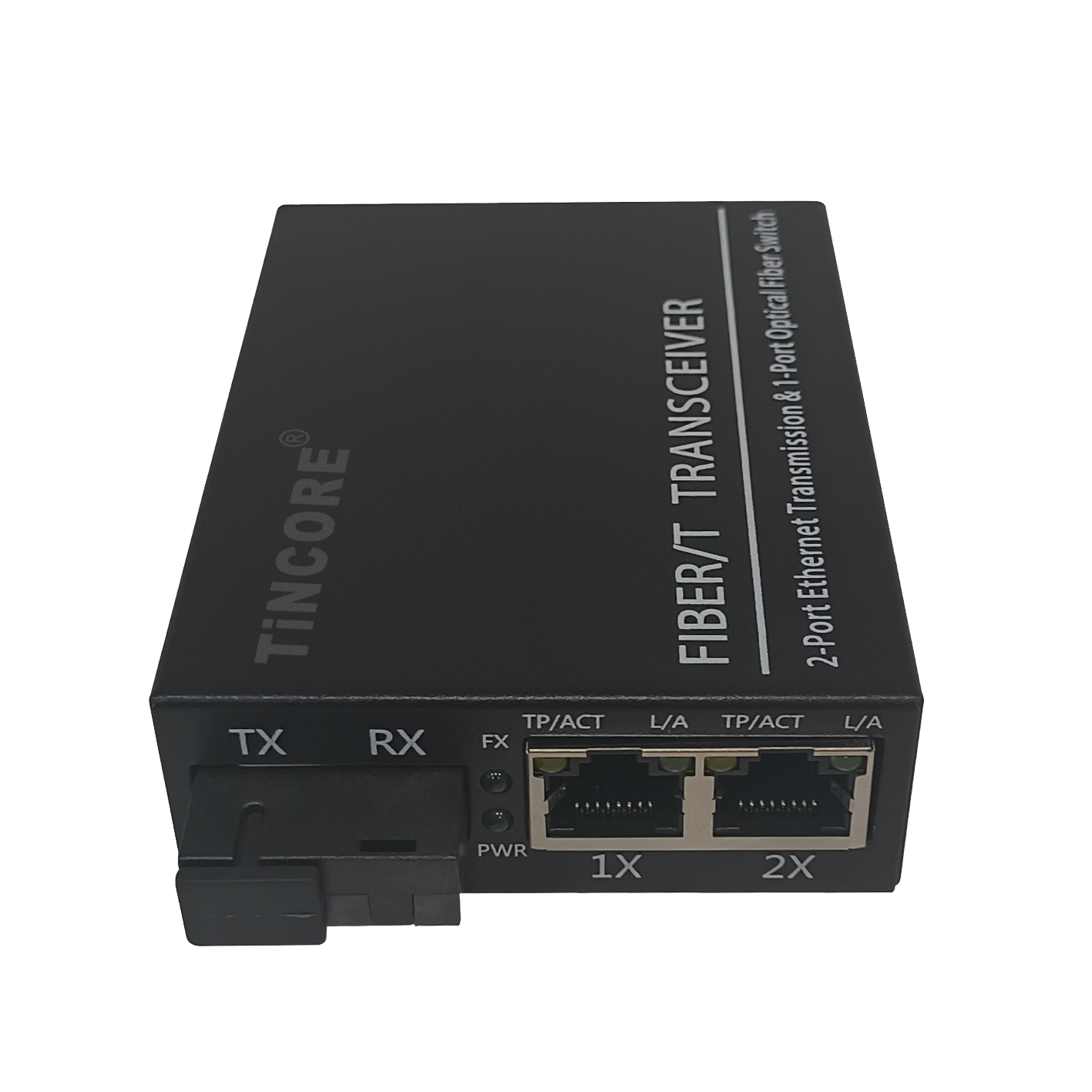 China Manufacturer 10/100/1000M single mode single fiber 1 optical port+2 RJ45 ports fiber switch