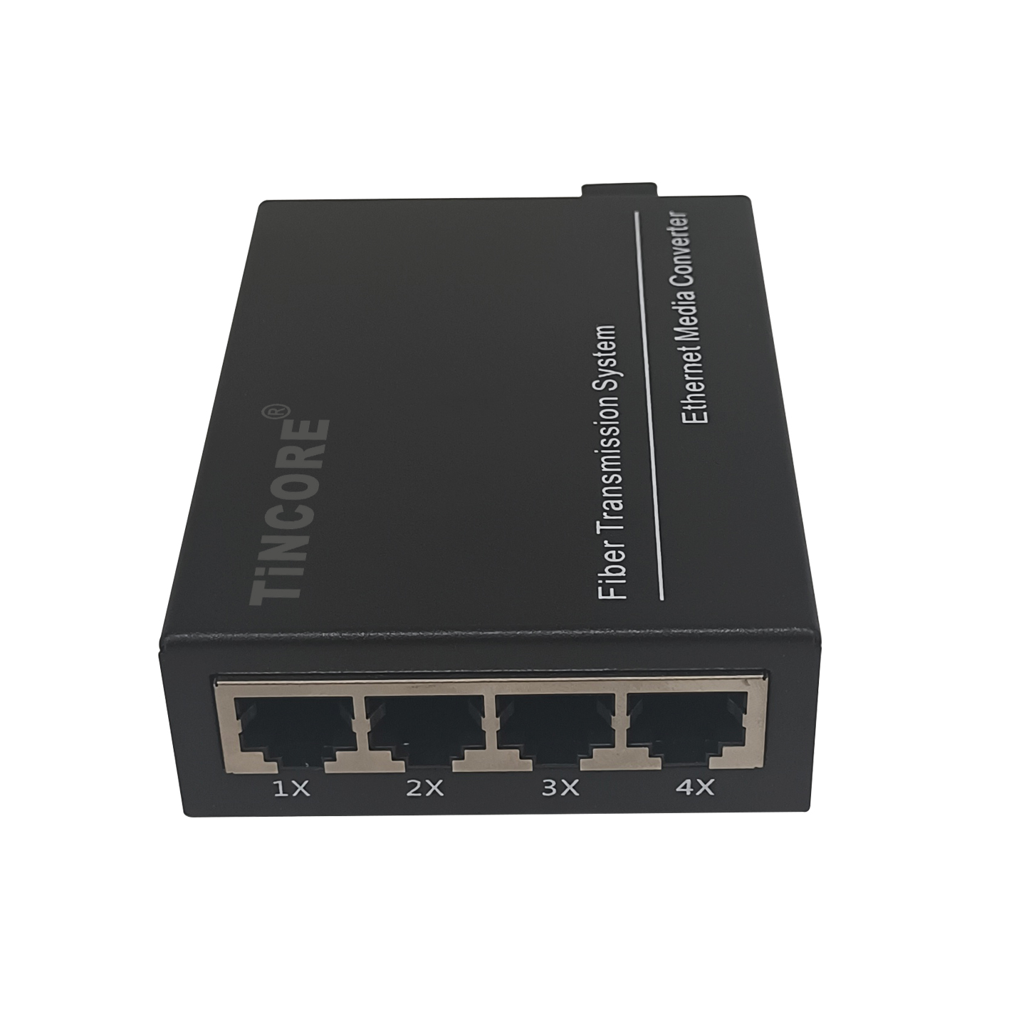 China Manufacturer 10/100M single mode dual fiber 1  optical port+4 RJ45 ports fiber switch